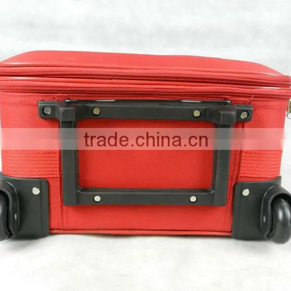 1pc 21'' Nylon Cabin Luggage Spinner Wheeled Trolley Luggage With TSA Lock photo-5