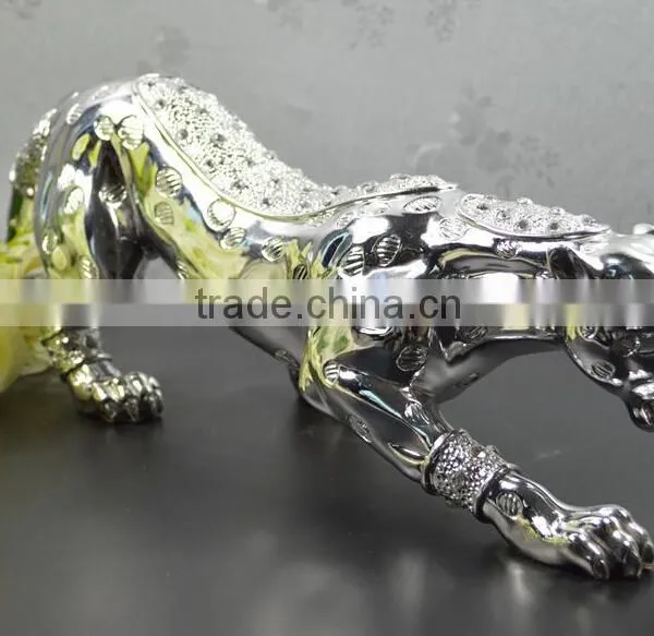 Resin Shell Leopard Sculpture Home Decor photo-6