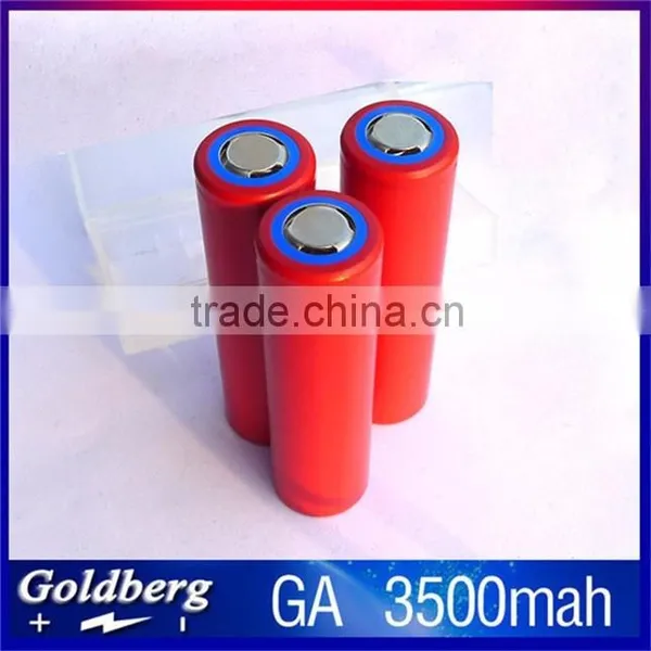 Hottest Japanese Battery Sanyo Ncr18650 ga High Capacity Battery 3500mah Lithium Ion 18650 GA Battery