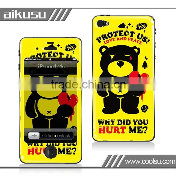 Hot Sale Front and Back Cover for Iphone 4 photo-2
