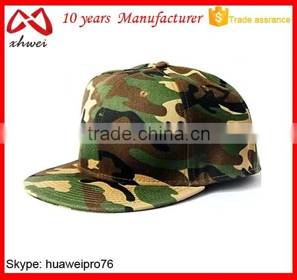 Land Camo Hunting Snapback Hat Factory Military Snapback Cap and Hat photo-3