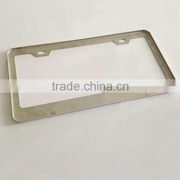 Hot Sale USA Standard Stainless Steel Blank Car License Plate Frame photo-5