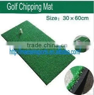Mini Size Portable Indoor or Outdoor Practice Golf Chipping Mat Artificial Grass Rubber Golf Mat