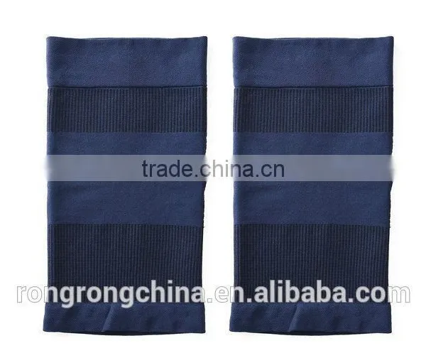 Fashion Navy Basketball Leg Sleeve Jacquard Compression Knee Sleeve For Sports photo-3