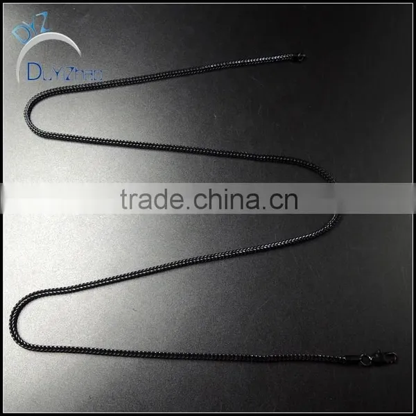 Hip Hop Black Franco Chain Necklace photo-2