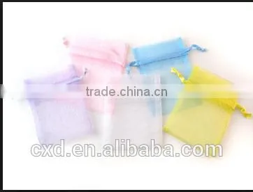 Accept Custom Order and Screen Printing Surface Handling Organza Drawstring Bags Company Drawstring photo-3