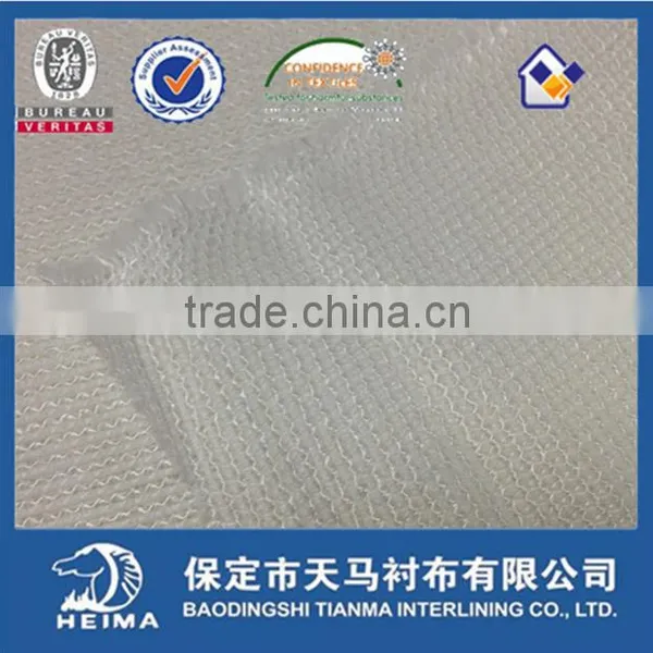 Hot Sell Weft Insert Interlining W7132/17 Woven Fusing Interlining photo-3