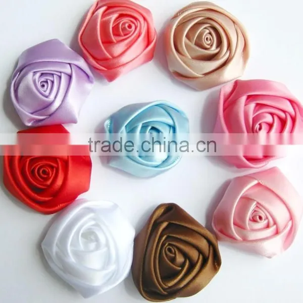 2015 Fashion Satin Ribbon Rose photo-2