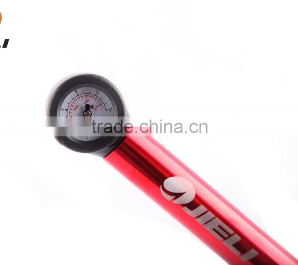 New High Pressure With Pressure Gauge Fashionable Aluminum JL9614 06 Mini Bike Air Pump photo-3