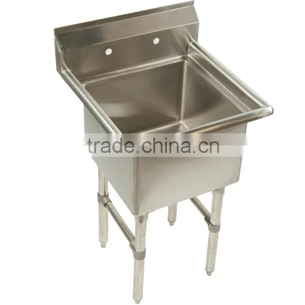 NSF Freestanding Commercial Stainless Steel 1 One Compartment Sink for Catering photo-3