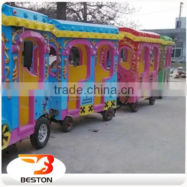 Great Fun Latest Outdoor Amusement Park Trackless Trains for Sale photo-6