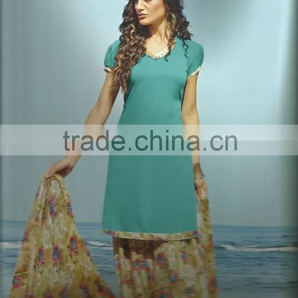 SYNTHENTIC PATIYALA SALWAR KAMEEZ photo-5