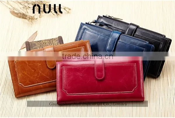 OEM Handmade Stylish Vintage Materal Multi-card Purse Holder Design Your Own Leather Purse photo-2