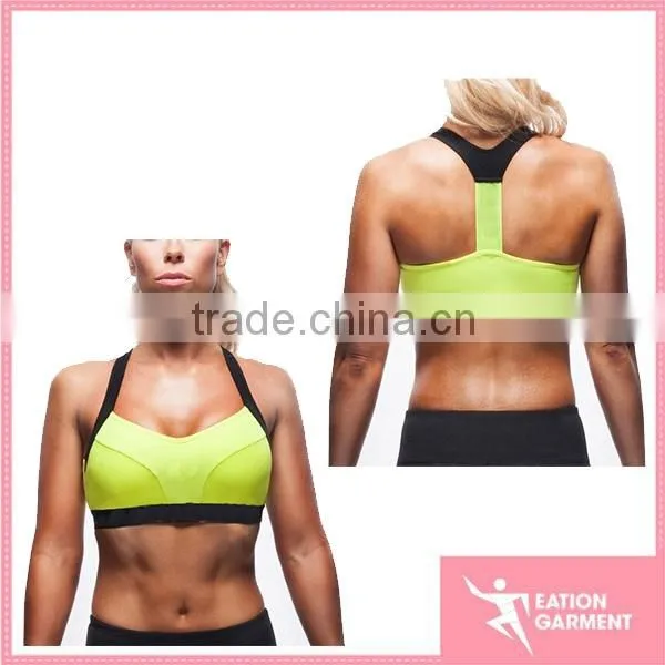 2016 Newly Custom Hot Sexy Yoga Bra Ladies Fitness Wear Women Sports Bra