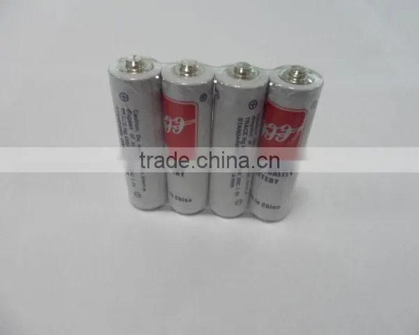 R6 Dry Battery UM-3 Size Zinc Carbon 1.5V