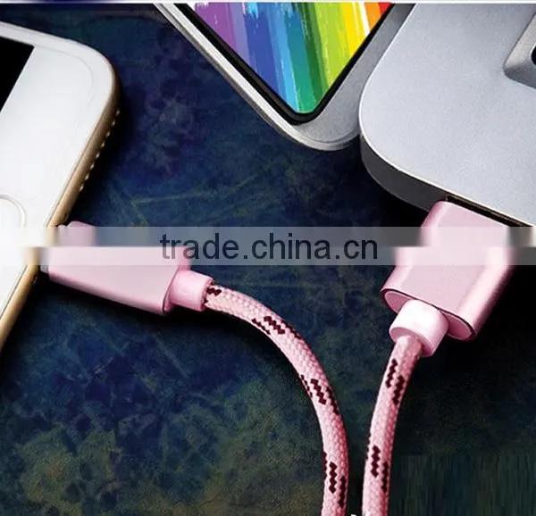 Nylon Braided High Speed Usb Data Cable for Iphone 8Pin Usb Cable photo-5