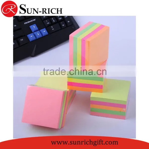 Custom 500 Sheets 3*3 Inch Square Shape Sticky Pad Sticky Notes Wholesale photo-4