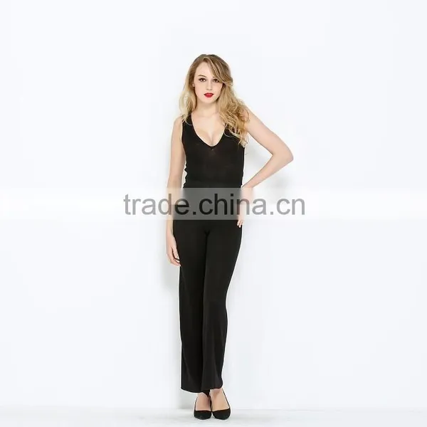 Ladies Black Jumpsuit for Women 2016 photo-3