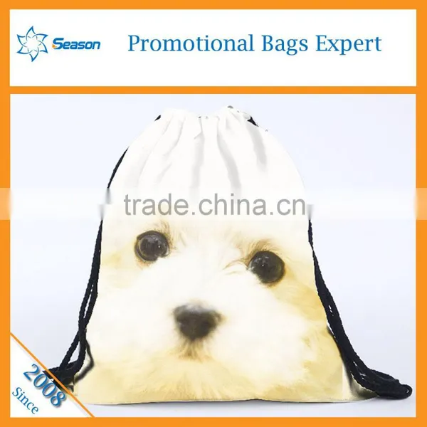 3d Animal Bag Polyester Shopping Bag Large Drawstring Bags Supplier's Choice photo-6