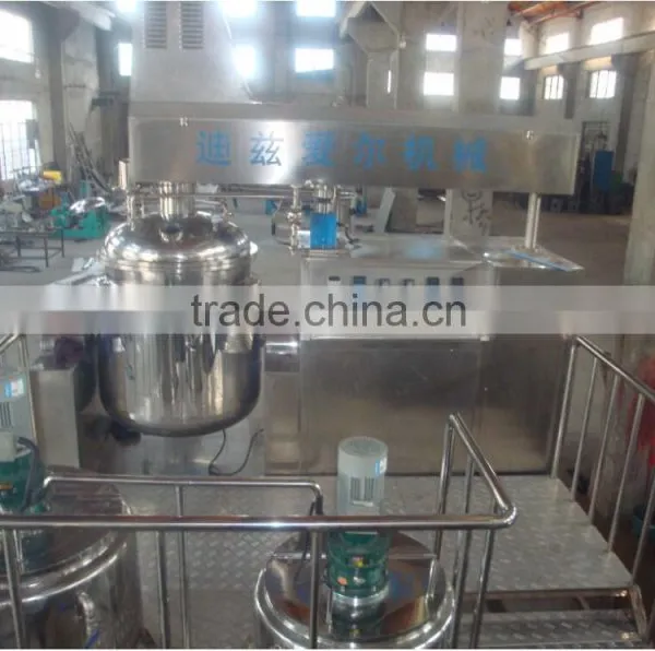 650L Easy Discharge Lotion Cream Vacuum Making Machine photo-2