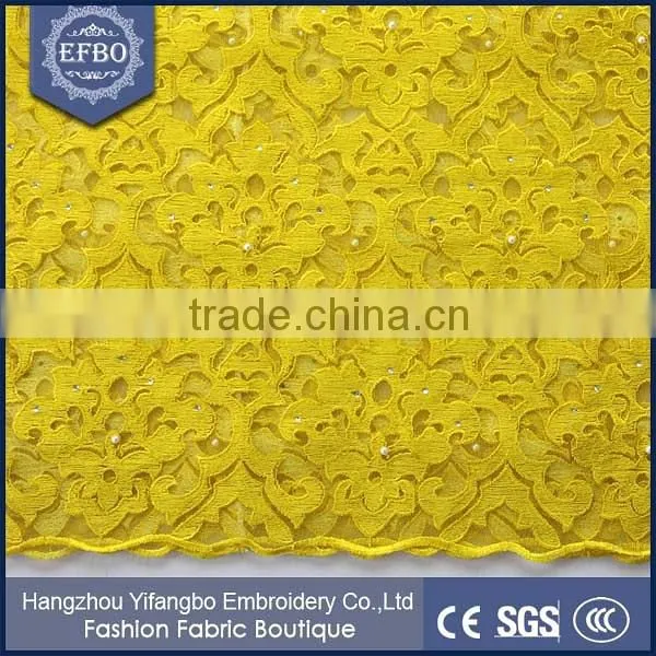 Fashion New Design London Beaded Net Lace Fabric 5 Yard for Girls Dress photo-3
