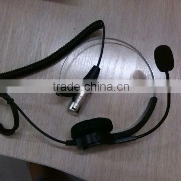 Single Ear Headband Light-weight Easy to Carry With Electret Microphone Intercom Headset photo-3