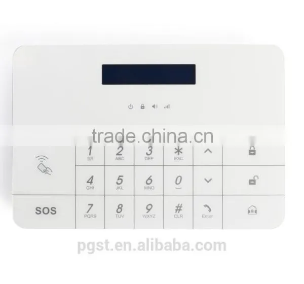 GSM Home Alarm System With Touch LCD Screen SMS SOS Alert Buglar Alarm System photo-2