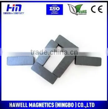 High Quality Strong Ferrite Arc Block Bar Ring Magnets photo-3