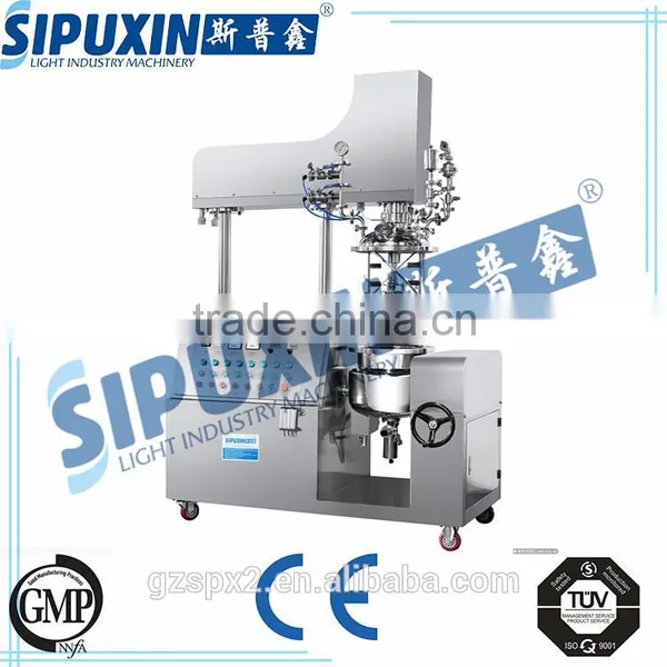 Sipuxin Full Automatic Vacuum Homogenizer Emulsifier Cosmetic Cream Mixing Machine photo-5