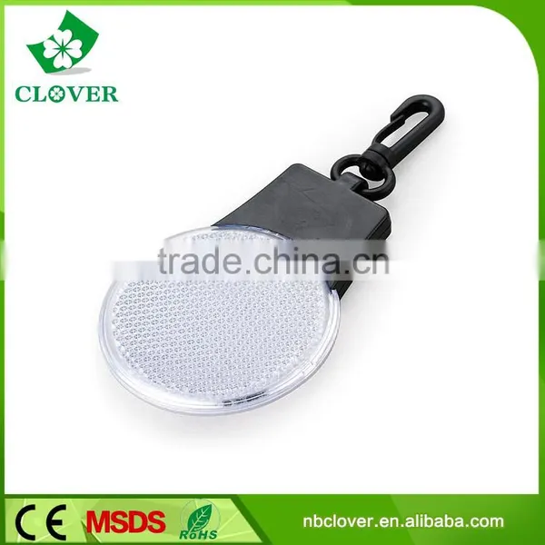Round Shape 2 Led Plastic Mini Led Flashlight Keychain photo-4