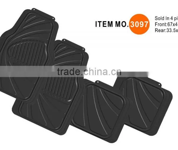 Wholesale Tire Texture PVC Single Car Floor Mat Rubber Car Mat photo-2
