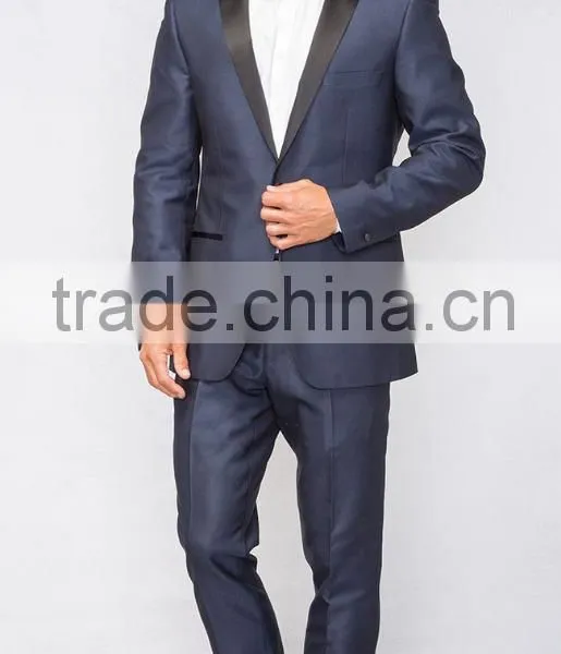 Custom Design 100% Wool Fancy Designer French Suit for Men photo-2