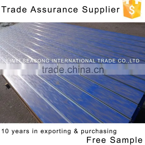 China 1220*2440mm*15mm One Side Melamine Faced Mdf Slot Board photo-3