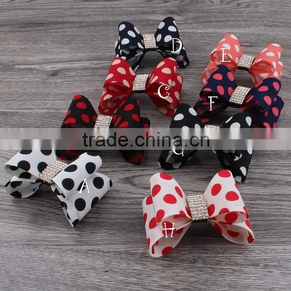 New Hot Sale Delicate Glitter Bow Hair Band Baby Elastic Fine Hair Lead the Act the Role of 16 Color in Stock Now photo-6