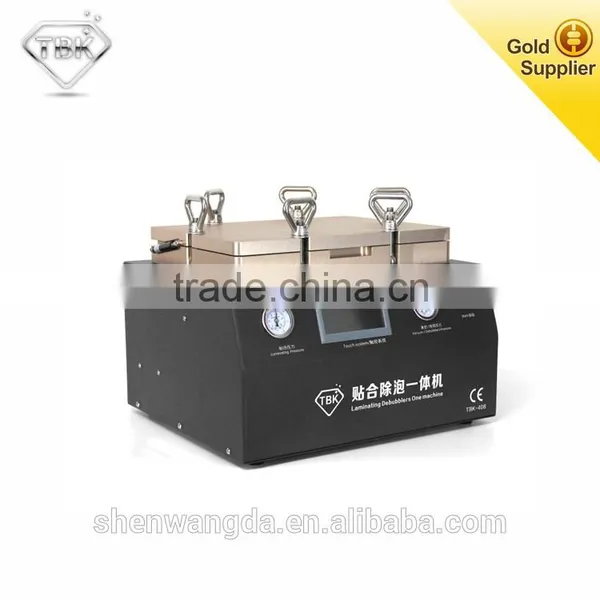 2016 HOT TBK-408 Laminating and Remove Bubble 2 in 1 Machine With Buil-in Air Compressor and Vacuum Pump for Lcd Screen Repair photo-5