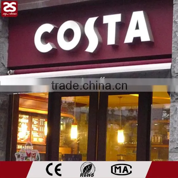 Outdoor Advertising Frontlit Led Letter Sign Embossing Acrylic Letter Sign photo-6