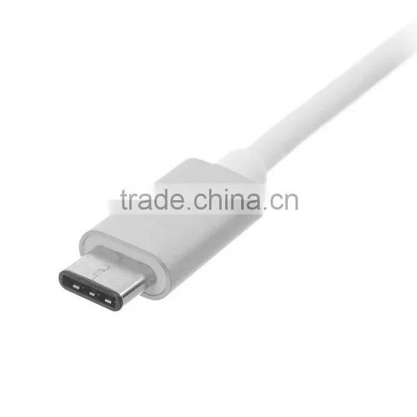 2016 Wholesale USB-C USB 3.1 Type C to VGA Projector & USB OTG & USB-C Female Charger Adapter for 12" New Mac Book photo-4