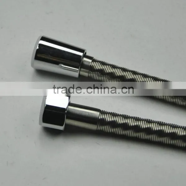High Quality Stainless Steel Spring Shower Hose Metal Flexible Hose With Bathroom photo-2