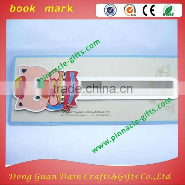 Professional Customized Brand Two Sides Mold High-tech Handmade Pvc Book Marks photo-4