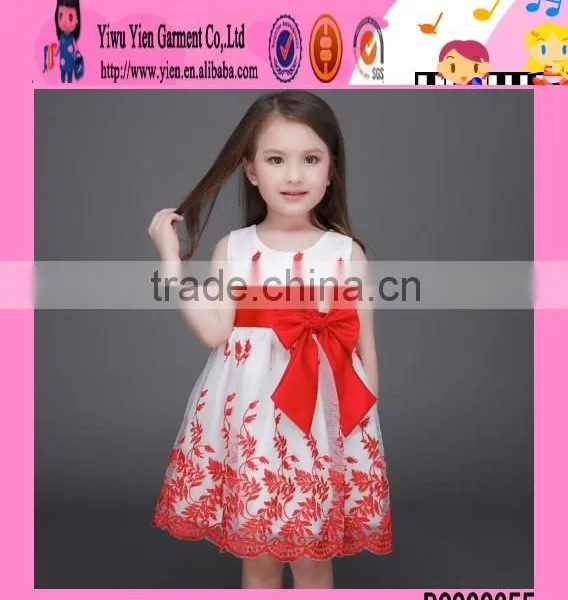 2016 Top Quality Baby One Piece Girls Party Dresses Europe Stylish Latest Party Wear Dresses for Girls photo-3