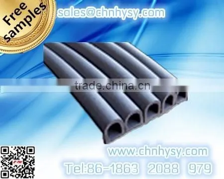 Self Adhesive D Type EPDM Rubber Sponge Seal Strip,self Adhesive D Type Wooden Door Seal Strip photo-3