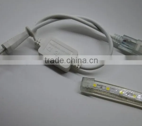 Outdoor Waterproof 220V AC Flex IP65 Tube Around 5050 Led Strip photo-5