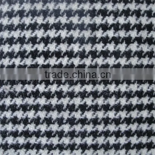 Swallow Grid Wool Tweed Fabric