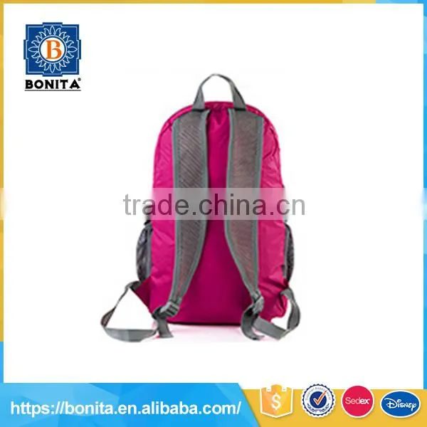 Bright Color Leisure 210D Foldable Funny School Backpacks photo-3