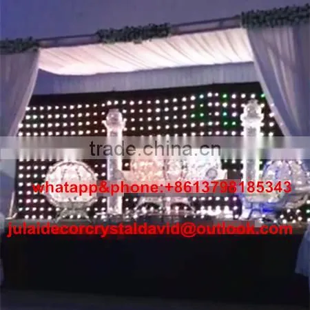 New Arrival Pendant Crystal Flower Stand for Wedding photo-2