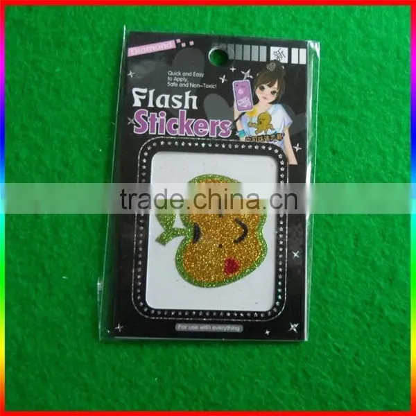 3D Cat Glitter Powder Decorations Sticker photo-2