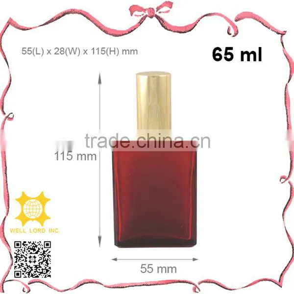 65ml Urban Style Gray Glass Bottle Screw on Pump Sprayer photo-2