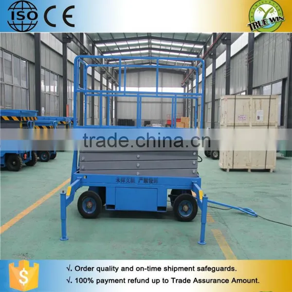 CHINA Manual Hydraulic Mobile Scissor Lift photo-2