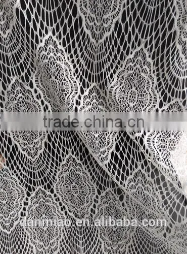 3m wide nylon lace eyelash allover lace fabric