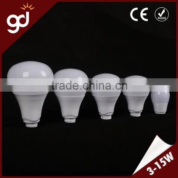Top Selling Easy-assembling 15W E27 Plastic and Aluminum PC Bulb Housing photo-3